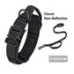 dog collar and leash set