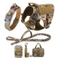 Large Dog Harness And Leash Tactical Set-DOGERYS