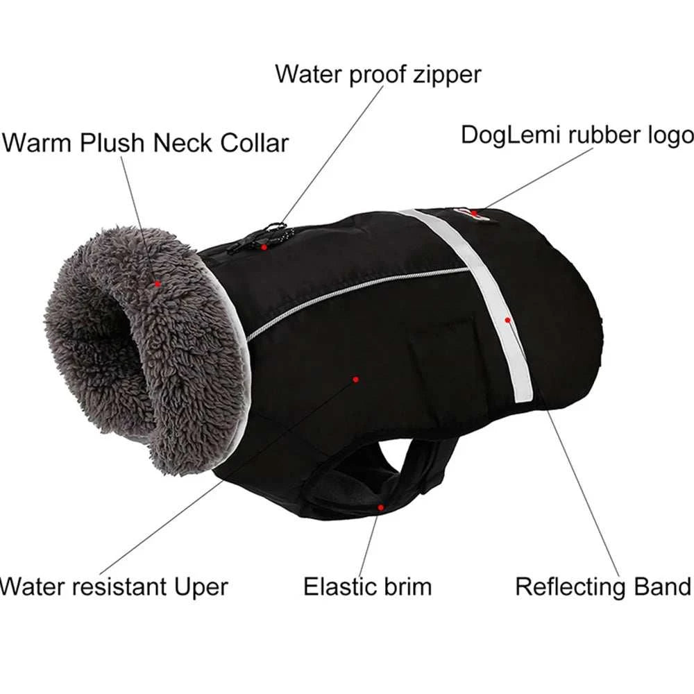 Waterproof Insulated Dog Jacket