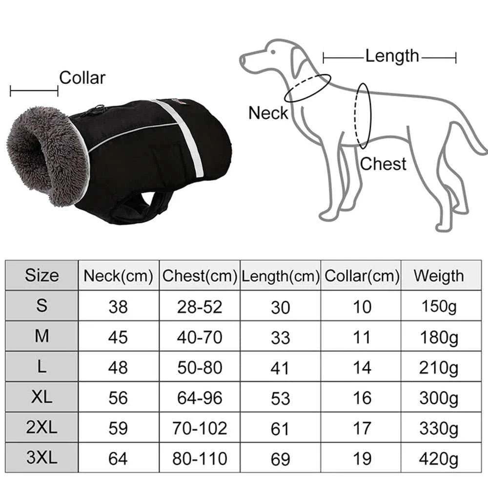 Waterproof Insulated Dog Jacket