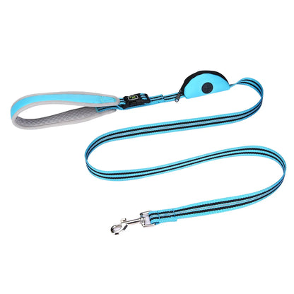 Dog Lead with Poop Bag Holder-DOGERYS